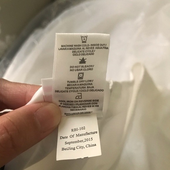 Rosenau Girls White Lace Embroidered Communion Dress - Size 14 - Picture 6 of 11